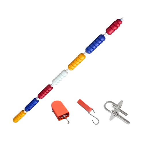 LYHXYLFT Schwimmbecken-Sicherheits-Trennseil-Kits, Verstellbares Pool-Sicherheitsseil Mit Schwimmern, for Schwimmbecken Mit Unterschiedlicher Tiefe(Steel Wire,15m/49.2ft) von LYHXYLFT