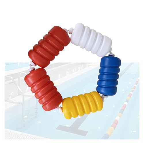 LYHXYLFT Schwimmende Sicherheitstrennlinie for Schwimmbäder, 9 cm Langes Anti-Wellen-Sicherheitsseil for Schwimmbäder Im Innen- Und Außenbereich Mit Tiefentrennung(Nylon,6m/19.7ft) von LYHXYLFT