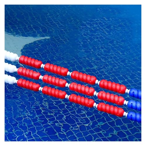LYHXYLFT Schwimmende Sicherheitstrennlinie for Schwimmbäder, 9 cm Langes Anti-Wellen-Sicherheitsseil for Schwimmbäder Im Innen- Und Außenbereich Mit Tiefentrennung(Steel Wire,1m/3.3ft) von LYHXYLFT