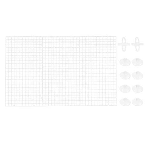 LYHYDMA Aquarium trennwand 3 Stück Aquarium-Trennwand 30x15cm Schwarz Isolation Board Set 10 Tassen Aquarium Partition PVC-Material Zucht Trennung(Tansparent) von LYHYDMA