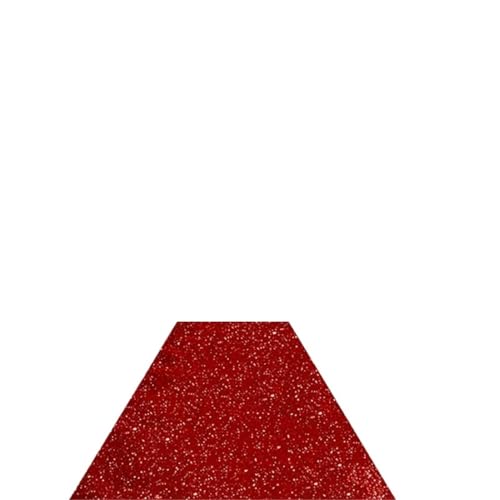 LYHYDMA Hochzeitsteppich Roter Teppich for Hochzeiten, romantischer Hochzeitskorridor, Laufsteg-Teppich, funkelnder roter Party-Event-Feiertags-Dekoration(Red,6M_1M) von LYHYDMA
