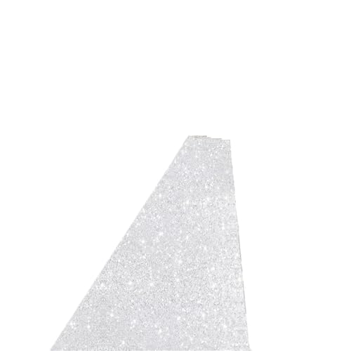 LYHYDMA Hochzeitsteppich Teppich Runway Funkelnder Hochzeit Weihnachten Outdoor-Zubehör Bankett Korridor(Silver,6M_1.2M) von LYHYDMA