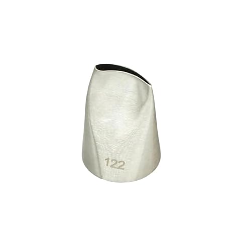 LYHYDMA Spritztüllen Medium Size Rose Petal Piping Nozzle Set Cream Icing Tips for Cake Cupcake Flower Bean Paste Decorating Nozzles 4pc(122-4pc) von LYHYDMA