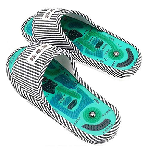 Therapeutische Akupunktur Massage Ball Flip Flops mit Massagepunkten mit transparenten Punkten für das Gesundheitswesen Abnehmen Körper Taichi Point Akupunktur Fußmassagegerät Slipper Geschenk von LYJBD - Barstools