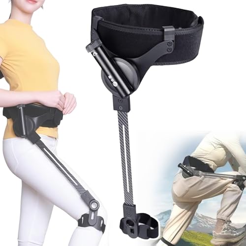 Exoskelett-Gehhilfe Zur UnterstüTzung Der Unteren GliedmaßEn, Bionisches System Mit 3-Stufiger Krafteinstellung FüR Erwachsene Und äLtere Menschen,Treppensteigen Und Rehabilitationstraining von LYJIANGXIN