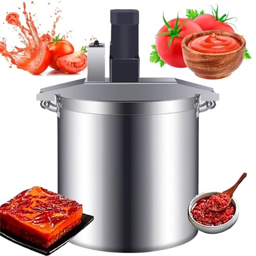 LYJIANGXIN Elektrischer Marmeladenmixer Automatischer Edelstahl-TopfrüHrer Mit 4-Klingen-Kratzer FüR Suppen, Chilisauce, GeträNke, Marmelade, Brei von LYJIANGXIN