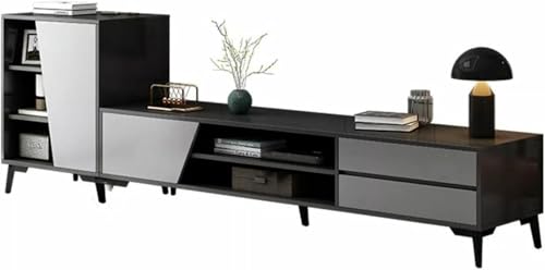 LYJYUJIE Moderner TV -Standschrank Mit Schubladen, Offenes Lagerregal Und Seitenschrank, Moderne Unterhaltungseinheit Medienkonsole Für Wohnzimmer Und Wohnungen ~/ LYJYUJIE Moderner TV -Standschrank Mit Schubladen, Offenes Lagerregal Und Seitenschrank, Moderne Unterhaltungseinheit Medienkonsole Für Wohnzimmer Und Wohnungen ~/ von LYJYUJIE