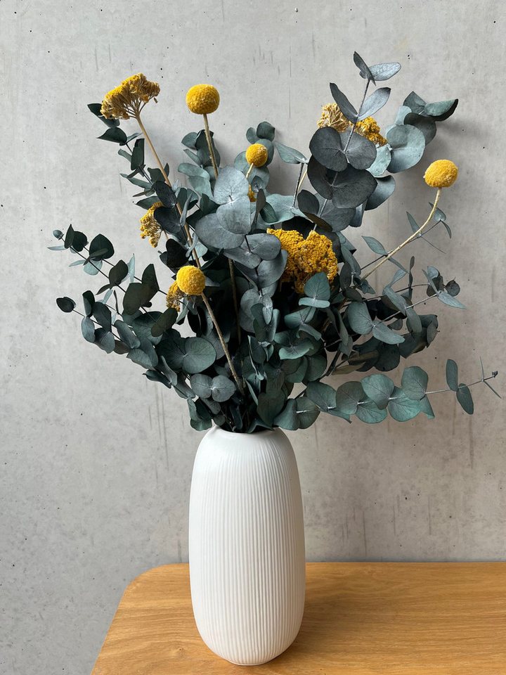 Trockenblume Pop of Color Eukalyptus, Craspedia, Schafgarbe, LYKKE & You von LYKKE & You