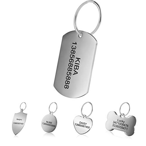 LYL Premium graviert personalisierte Haustier Hund Katze Name ID Edelstahl Tag LYL Premium graviert personalisierte Haustier Hund Katze Name ID Edelstahl Tag von LYL
