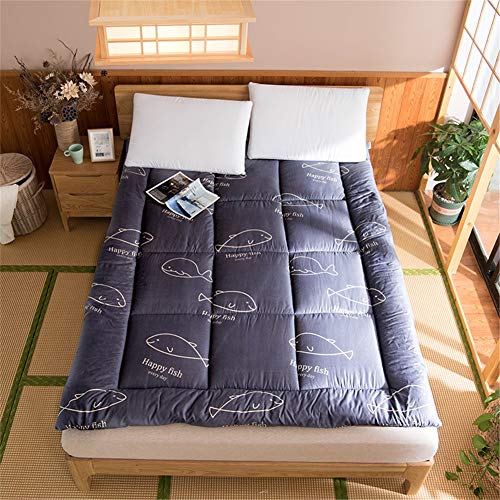 LYLJ Weich Atmungsaktiv Tatami Matratze Anti-rutsch Verdicken Bodenmatte Bodenmatratze Polyester Quilted Matratze Faltbare Tatami-matten Für Wohnheim Schlafzimmer Wohnzimmer von LYLJ