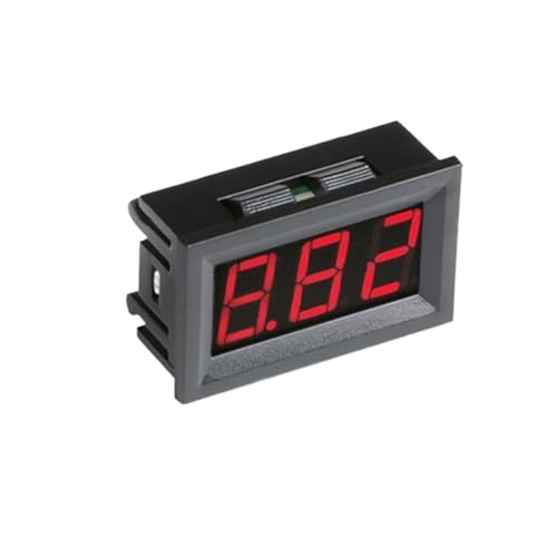 0,56 in Auto Boot Motorrad Digital Voltmeter DC4,5 V-30 V Led-anzeige Volt Spannung Meter Mini Tester Panel Amperemeter(0.56in Blue) von LYLNV