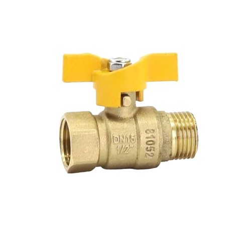 1/2 "3/4" 1 "Innengewinde Kugelhahn Adapter Extender Stop Wasserschlauch Kupplung Gemeinsame Bewässerung Gartenbewässerung Zubehör(1 Inch-M to F) von LYLNV