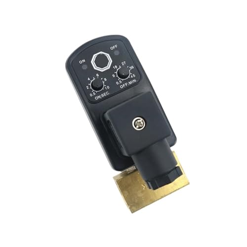 1/2" DN15 220V/12V/24V Messing Elektronisches Ablassmagnetventil Auto Timer OPT-A B(Split-body type,12V) von LYLNV