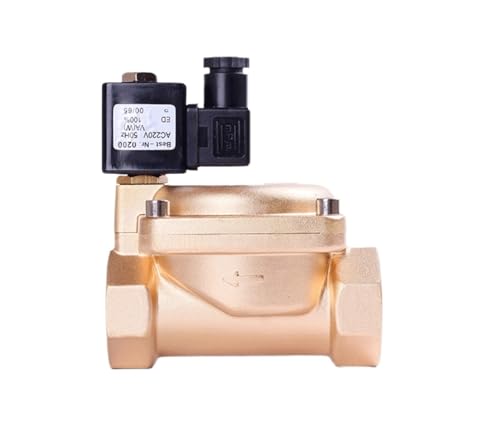 1/2'' Normalerweise geschlossenes Messing-Magnetventil, Hochdruck-Pilotsteuerventil, 220 V, 12 V, 24 V, Magnetventil for Wasser(AC24V) von LYLNV