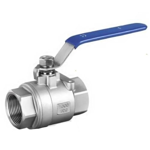 1/4 Zoll 3/8 Zoll 1/2 Zoll 3/4 Zoll 1 Zoll 1-1/4 Zoll Innengewinde Edelstahl SS304 2P/1P Volldurchgangs-Kugelhahn mit Griffgewindeventilen(1/2",2P Male female) von LYLNV