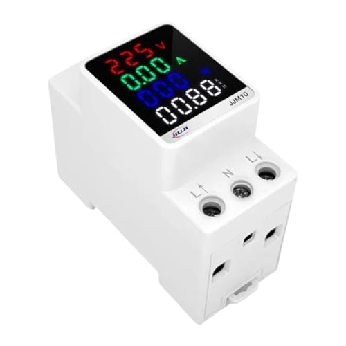 1~4PCS 110V 220V 100A Strom KWH Elektrische energie monitor meter VOLT AMP voltmeter amperemeter Wattmeter din-schiene(Style A 1pc) von LYLNV