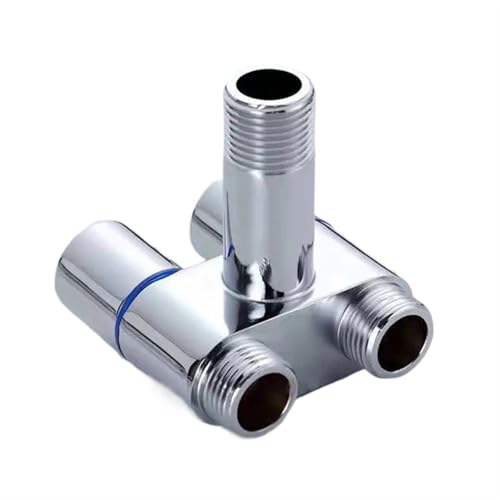 1 Pc G1/2 Zink-legierung Drei-wege Füllen winkel Ventil wand montieren Eine In Zwei Heraus wasser reinigung Sprayer bad Zubehör(Style 5) von LYLNV