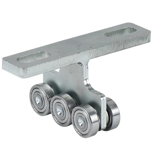 1 Stück Stummes Hängerad Schiebetürschiene Hängerolle Badezimmer Holztür T-Typ Komponenteninstallation Rolleneisen 1 Stück Stummes Hängerad Schiebetürschiene Hängerolle Badezimmer Holztür T-Typ Komponenteninstallation Rolleneisen von LYLNV