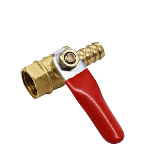 10 stücke Kugelhahn 4-12mm Schlauchanschluss 1/8'' 1/2'' 1/4'' Innengewinde Anschlussstück Joint Kupferrohrverschraubung Koppler Adapter(6mm Tube,50 PCS_3/8") von LYLNV