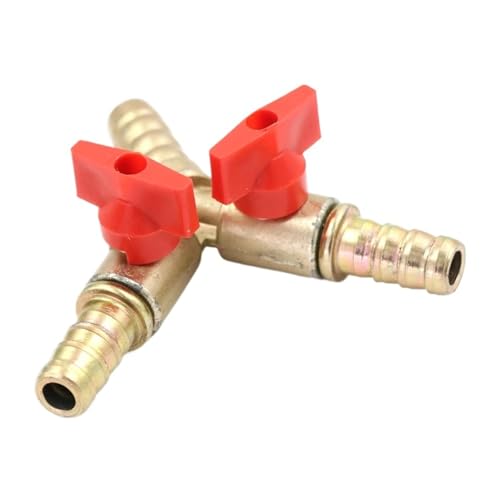 10mm 3/8 Schlauchanschluss Y-förmiger Dreiwege-Messing-Absperrkugelhahn Rohrfitting Anschlussadapter for Kraftstoff, Gas, Wasser, Öl, Luft 10mm 3/8 Schlauchanschluss Y-förmiger Dreiwege-Messing-Absperrkugelhahn Rohrfitting Anschlussadapter for Kraftstoff, Gas, Wasser, Öl, Luft von LYLNV