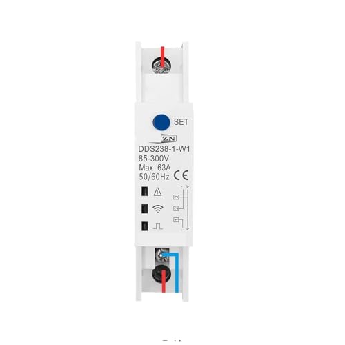 18 mm 63 A Bidirektionaler Energiezähler, Zeitschaltuhr, Leistungsüberwachungsmessgerät mit Spannungs-/Stromschutz 18 mm 63 A Bidirektionaler Energiezähler, Zeitschaltuhr, Leistungsüberwachungsmessgerät mit Spannungs-/Stromschutz von LYLNV