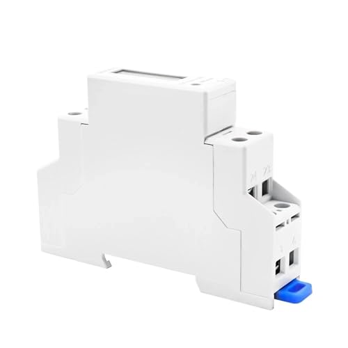 18 mm einphasig 1P Hintergrundbeleuchtung Digitales Wattmeter Stromverbrauch Analoger Energiezähler AC 230 V 50 Hz LCD Elektrische Din-Schiene(DDS660,220V) von LYLNV