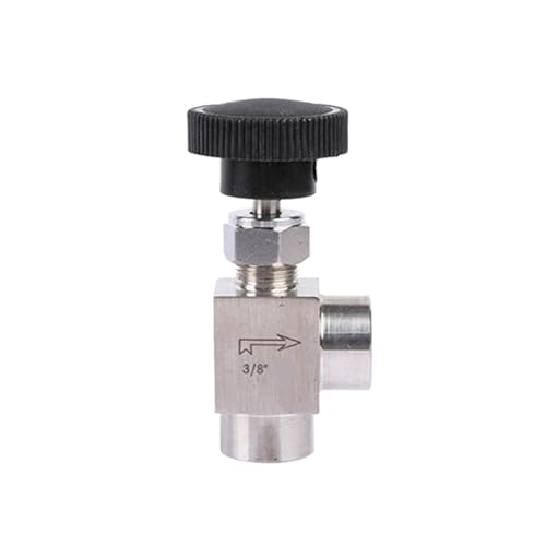 1PCS 1/8 "1/4" 3/8 "1/2" BSPT Weiblich Männlich Winkel Nadel Ventil Kran Ellenbogen Flow Control wasser Gas Öl 915 PSI(3) von LYLNV