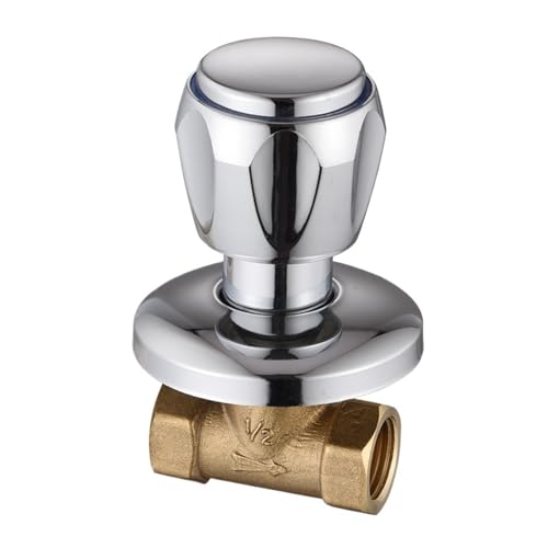 1Pcs G1/2 "Kupfer Wasser Ventil Wasserhahn for Dusche Zimmer Einzigen Griff Verdeckte Winkel Ventil Zubehör von LYLNV