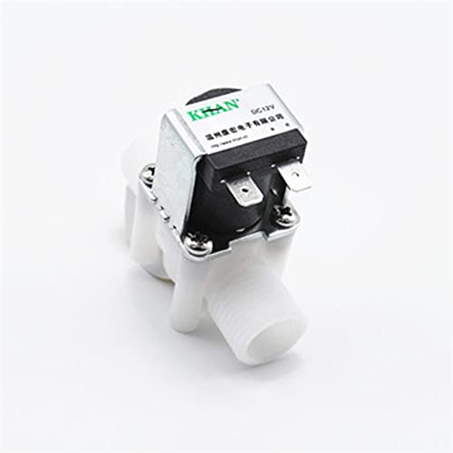 2 Stück 1/2 3/4 Zoll Außengewinde Wassermagnetventil 12 V 24 V 220 Normal geschlossenes Kunststoffventil Trinkwasser-Controller-Schalter (Größe: 1/2(Ac220,0.75 Inch) von LYLNV