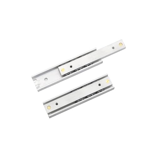 2 Stück breite kugelgelagerte Schubladenführungen Faltschiene for 16 mm Schublade 70 100 140 200 250 mm(70mmx16mm) von LYLNV