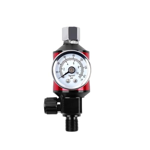 2-in-1-Druckventil for Spritzpistolen, integrierter Öl- und Wasserfilter-Luftdruckregler, 1/4 NPT-Gewinde, for pneumatische Werkzeuge zu Hause(SET-B) von LYLNV