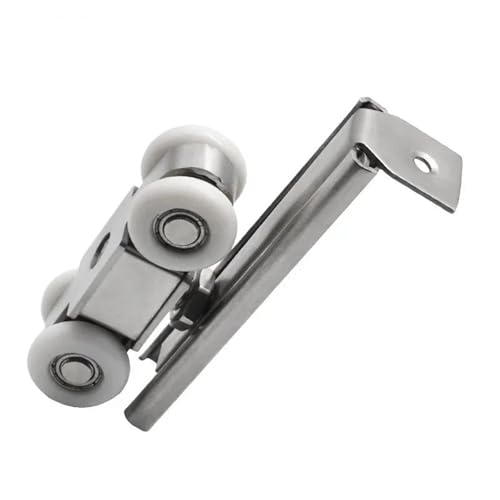 2 teile/para Schiebetür Roller Hardware Schiebetüren Pulley 4/8 Räder Hause Zimmer Holz Tür Hängen Räder Schiene Track Pulley(6 wheels) von LYLNV