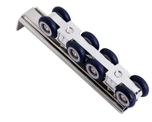 2 teile/satz Schiebetür Roller Hardware Schiebetüren Pulley 4/8 Räder Hause Zimmer Holz Tür Hängen Räder Schiene Track Pulley(4 Wheels) von LYLNV