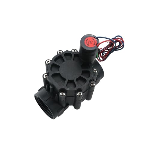 220 V, 24 V, 12 V, normalerweise geschlossenes Magnetventil, 1/2 Zoll, 3/4 Zoll, 1 Zoll, 1-1/4 Zoll Nylon-Wasserventil DN15 DN200(1-1/2",AC220V) von LYLNV