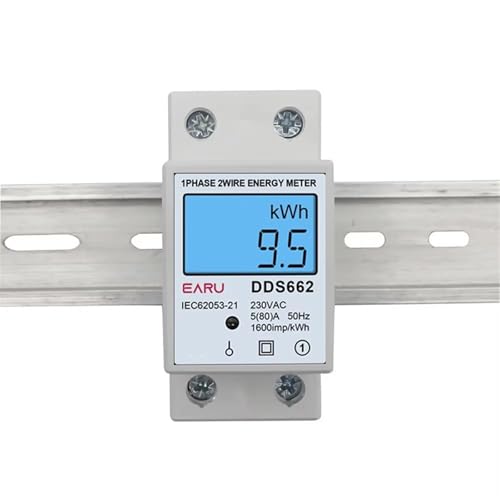 220 v/110 v 80A Din-schiene Hintergrundbeleuchtung Lcd Digital Display Spannung Strom Power Energie Meter Strom Tester voltmeter Amperemeter(With Backlight,220V) von LYLNV