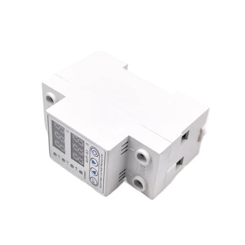 220V-240V Einstellbare Überspannung Unterspannung Wiedereinschaltschutz Relaisgrenze Überstromschutz Duale Digitalanzeige(63A) von LYLNV