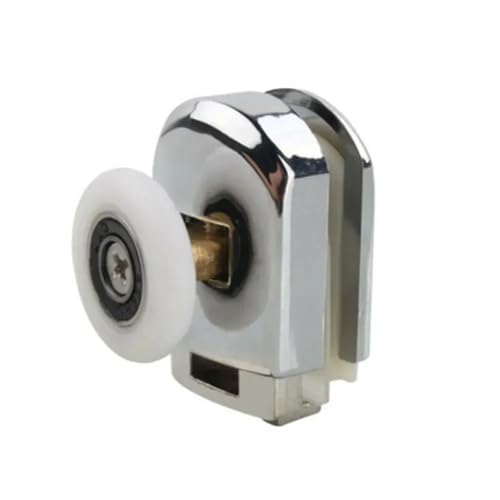 4 stücke Dusche Tür Rollen Zink Legierung Einzigen Dusche Tür Roller Läufer Räder Riemenscheiben 25mm Glas Schiebetür Pulley Hause von LYLNV