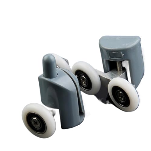 4 stücke Dusche Zimmer Kabinen Pulley & Dusche Zimmer Roller/Läufer/Räder/Riemenscheiben Durchmesser 2 doppel Top + 2 Singel Unten(23mm) von LYLNV