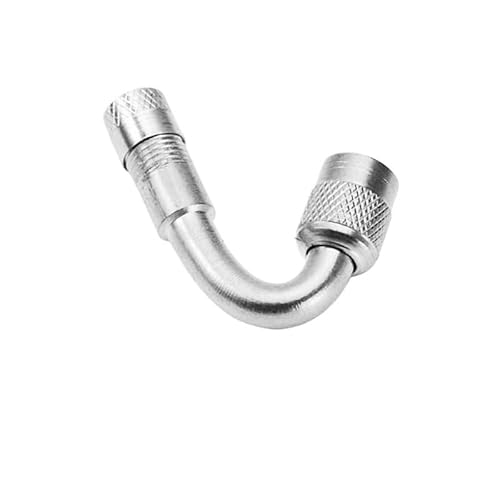 45 90 135 Grad Messing Winkel gebogener Ventiladapter Reifenschlauch Ventilverlängerungsadapter for LKW Auto Motorrad Fahrrad(2pcs 45 Degree-01) von LYLNV