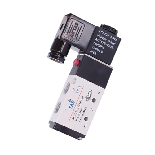 4V210-08 4V210-06 Pneumatisches elektrisches Magnetventil Wegemagnetventil 24V 220V(4V210-08,AC220V) von LYLNV