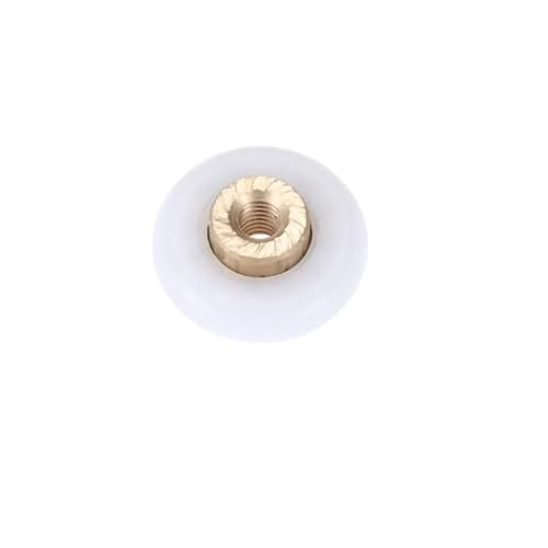8 stücke 18mm Dia Bad Dusche Tür Rollen/Läufer Räder Riemenscheiben Rad Ersatz Teil for Duschkabinen Kabinen Läufer von LYLNV