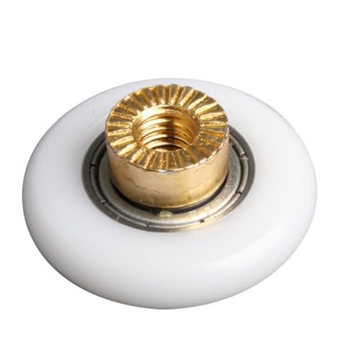 8 stücke Dusche Zimmer Pulley Bad Glas-schiebetür Räder Nylon Kupfer Roller Hängen Runde(Diameter 20mm) von LYLNV