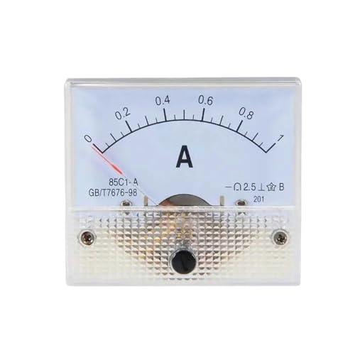 85C1-A DC Analog Amperemeter Panel Instrument 1A 2A 3A 5A 10A 20A 30A Amp Instrument Amperemeter(1A) von LYLNV