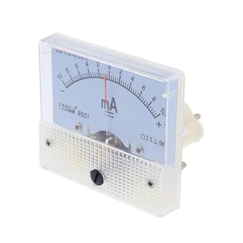 85C1 Milliamperemeter Das positive und negative Amperemeter Analog Panel Meter Amp Meter Gauge ±1MA±2MA±3MA±5MA±10MA±20MA±30MA±50MA usw(-200mA to 200mA) von LYLNV