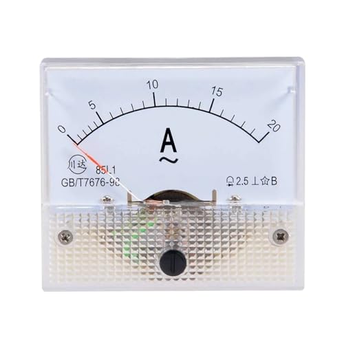 85L1-A AC-Amperemeter vom Zeigertyp 1A2A3A5A10A20A30A50A Analoges Panel-Amperemeter-Messgerät Amperestrommessgerät(150A) von LYLNV