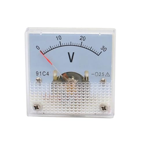 91C4-V DC-Zeigertyp Spannungsmesser 3V5V10V15V20V30V50V100V150V250V450V Analoge Mechanik Plattentabelle(1V) von LYLNV