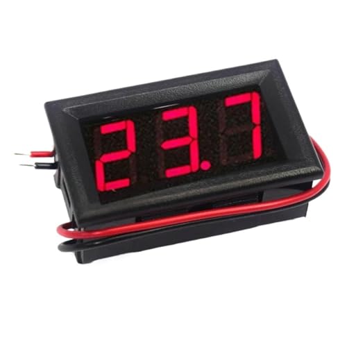 AC 70–500 V 0,56 Zoll LED Digital Voltmeter Spannungsmesser Volt Instrument Werkzeug 2 Drähte Rot Grün Blau Display 110 V 220 V DIY 0,56 Zoll(RED) von LYLNV