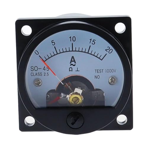 AC-Analog-Amperemeter 1A 2A 3A 5A 10A 15A 20A 30A 50A usw., Zeigermessgerät/Strommessgerät/Panel-Messgerät SQ-45(75A(5A)) von LYLNV