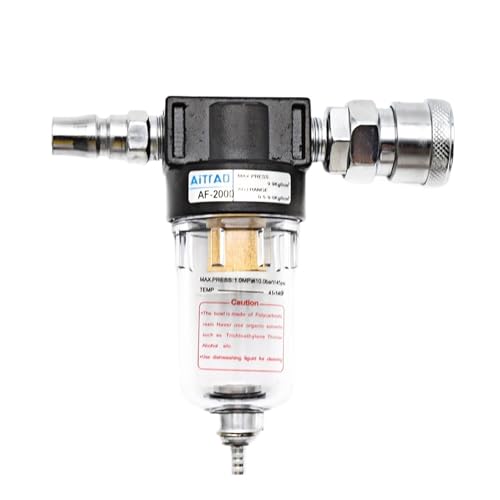 AF2000 AF2000-02 1/4 quelle prozessor Kupfer filter luftpumpe filter Öl und wasser separator Pneumatische Komponenten Luft Kompressor(AF2000-02-304-BT,12MM) von LYLNV