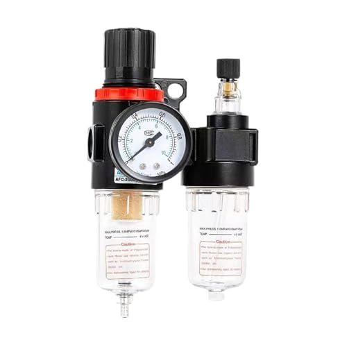 AFR2000 + AL2000 G1/4 "AFC2000 Luftkompressor Öl-Wasserabscheider Filter Regler Falle(PC 6mm Fitting) von LYLNV